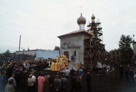 Храм на территории исправительной колонии