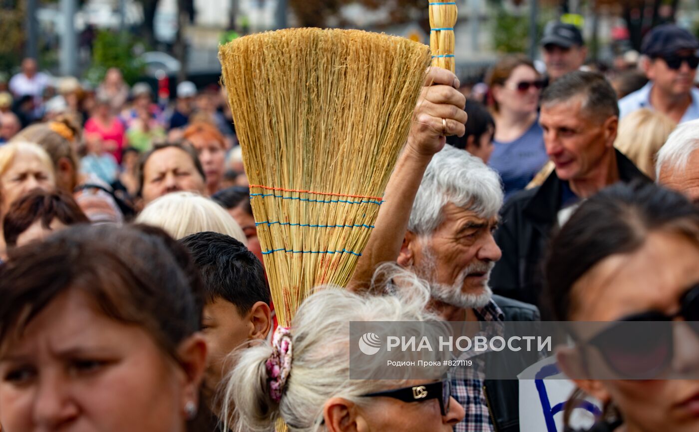 Акция протеста в Кишиневе