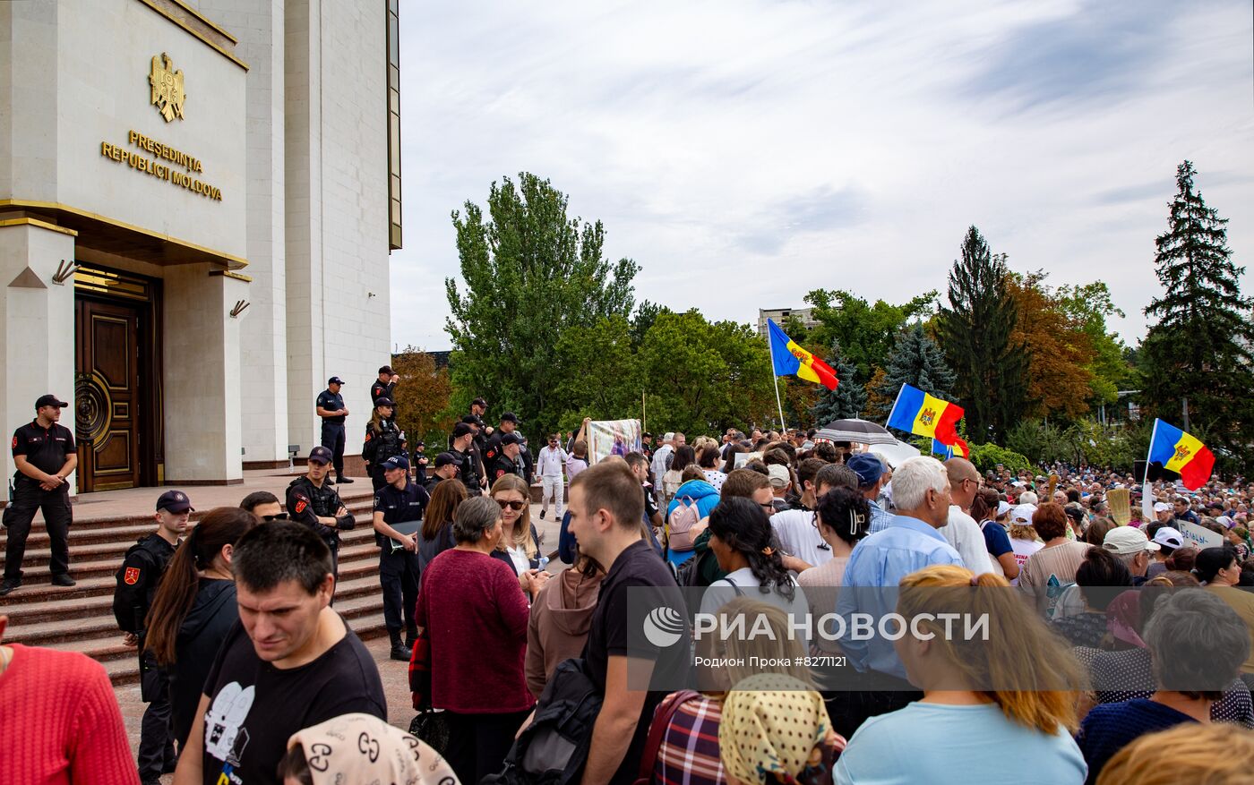 Акция протеста в Кишиневе