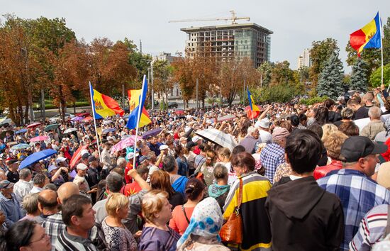 Акция протеста в Кишиневе