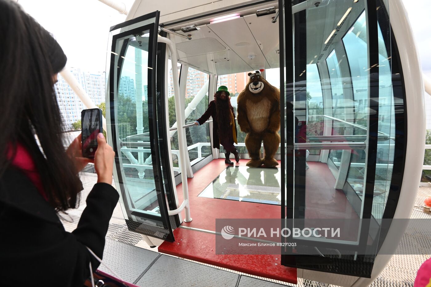 Запуск колеса обозрения "Солнце Москвы"