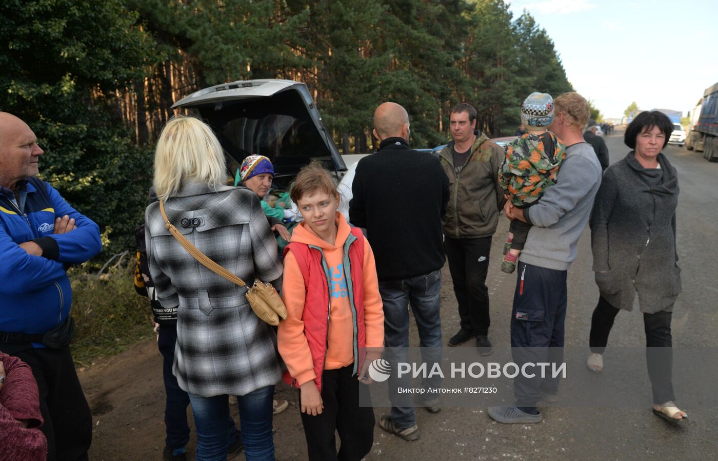 Эвакуация населения из Харьковской области