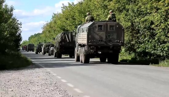  Минобороны РФ перебрасывает войска и технику на харьковское направление