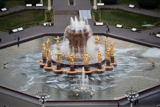 Запуск колеса обозрения "Солнце Москвы"