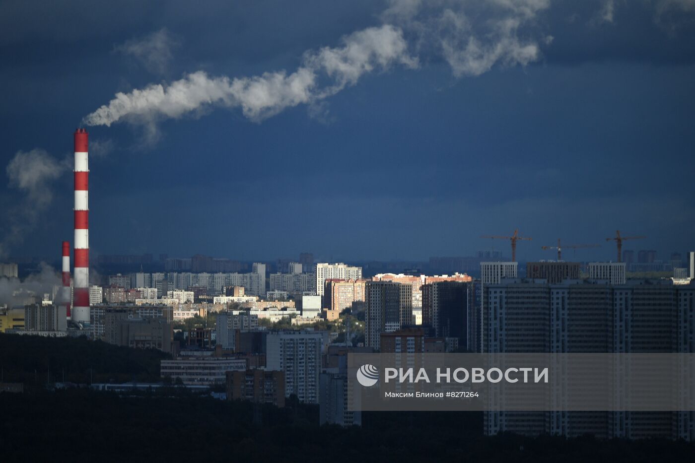 Запуск колеса обозрения "Солнце Москвы"