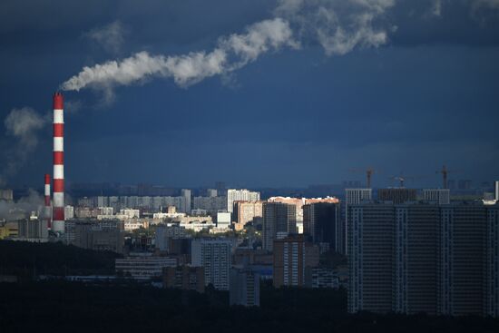 Запуск колеса обозрения "Солнце Москвы"