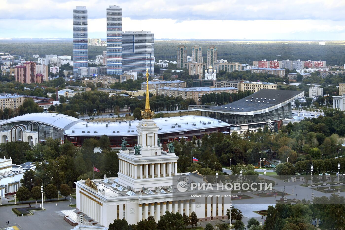 Запуск колеса обозрения "Солнце Москвы"