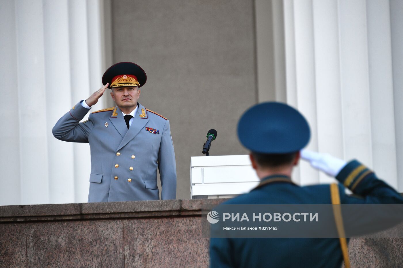 Принятие присяги курсантами Академии ГПС МЧС России