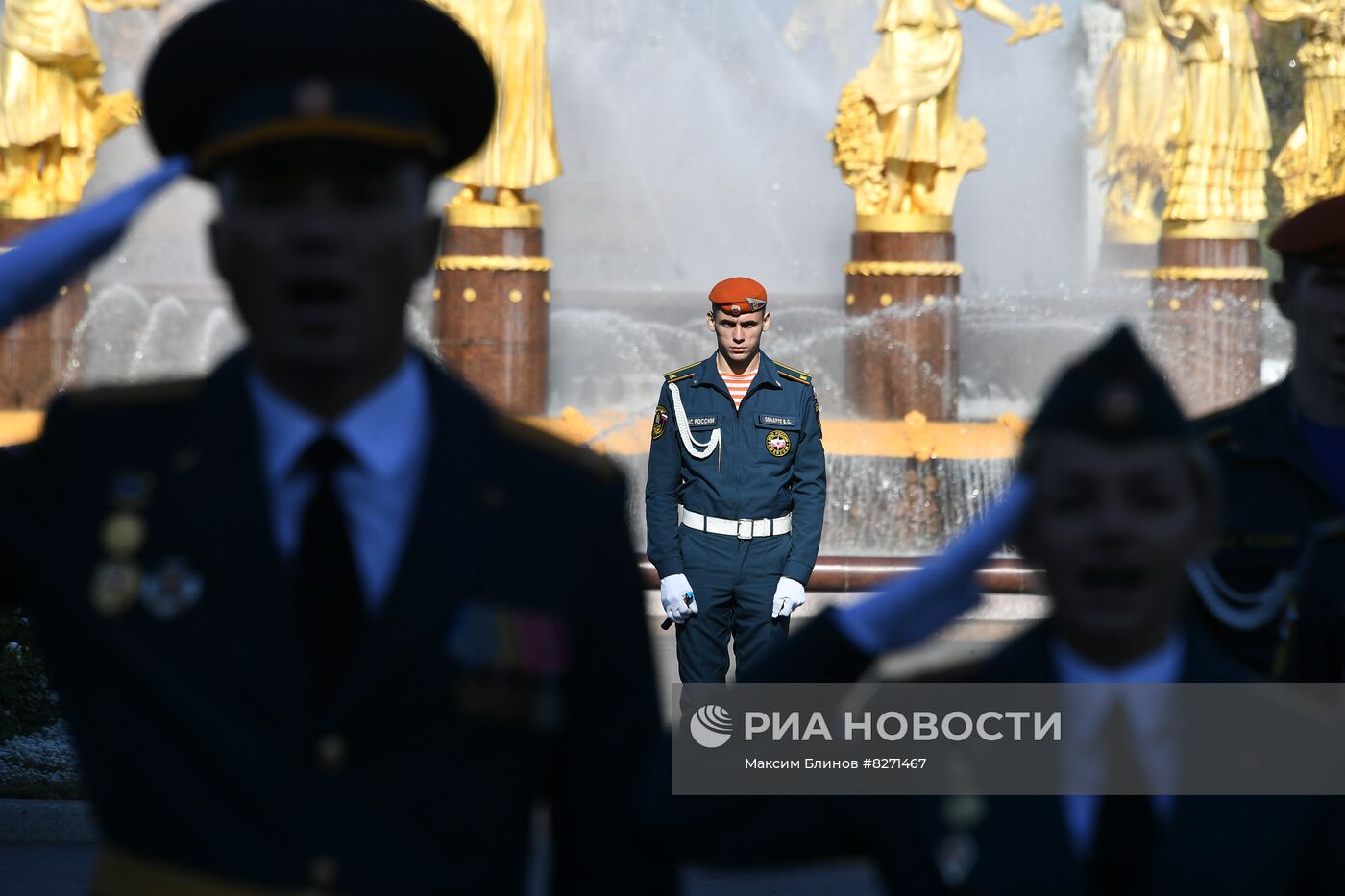 Принятие присяги курсантами Академии ГПС МЧС России