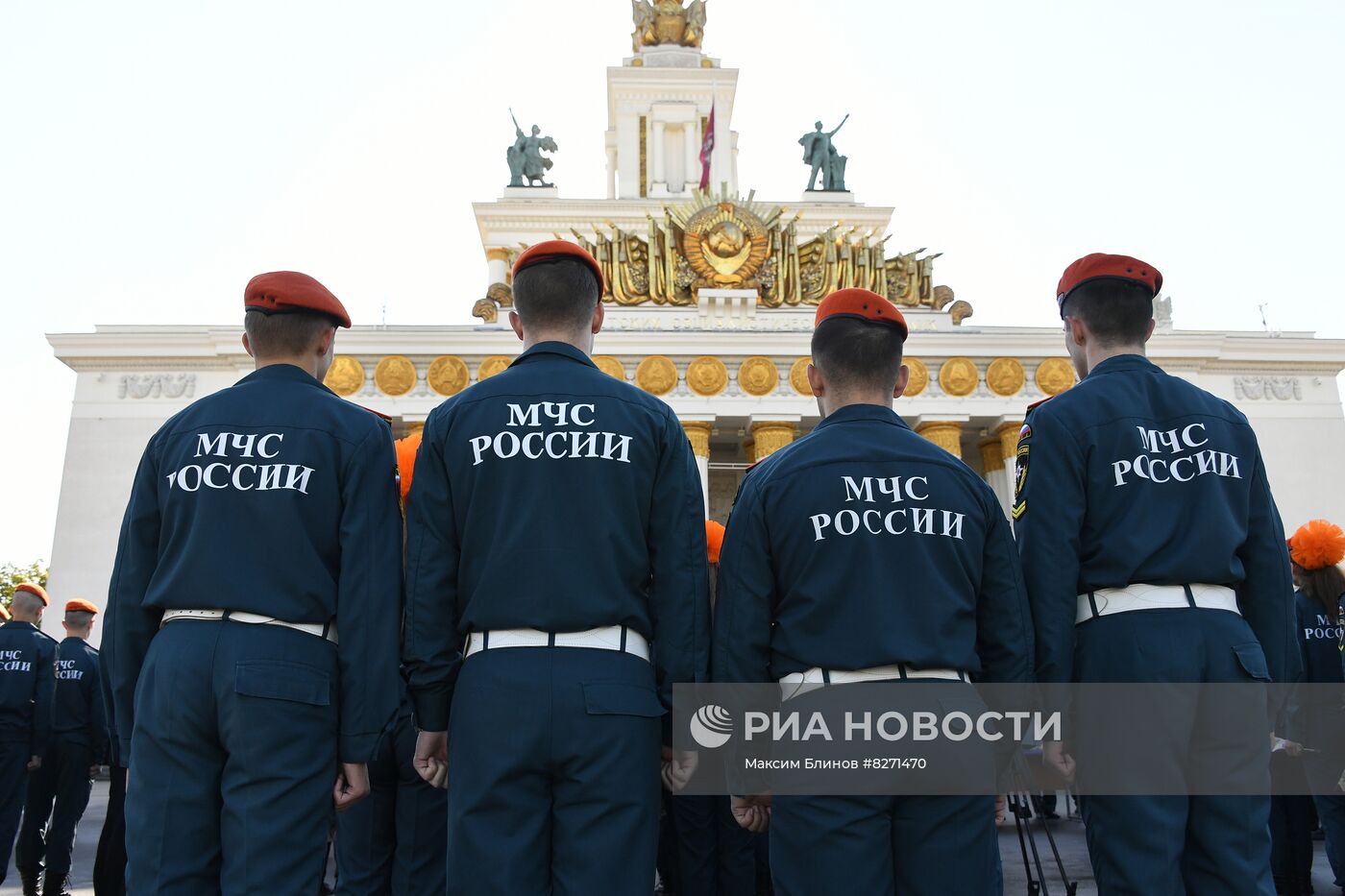 Принятие присяги курсантами Академии ГПС МЧС России