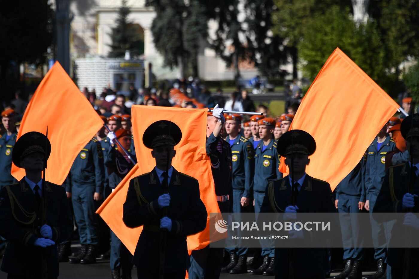 Принятие присяги курсантами Академии ГПС МЧС России