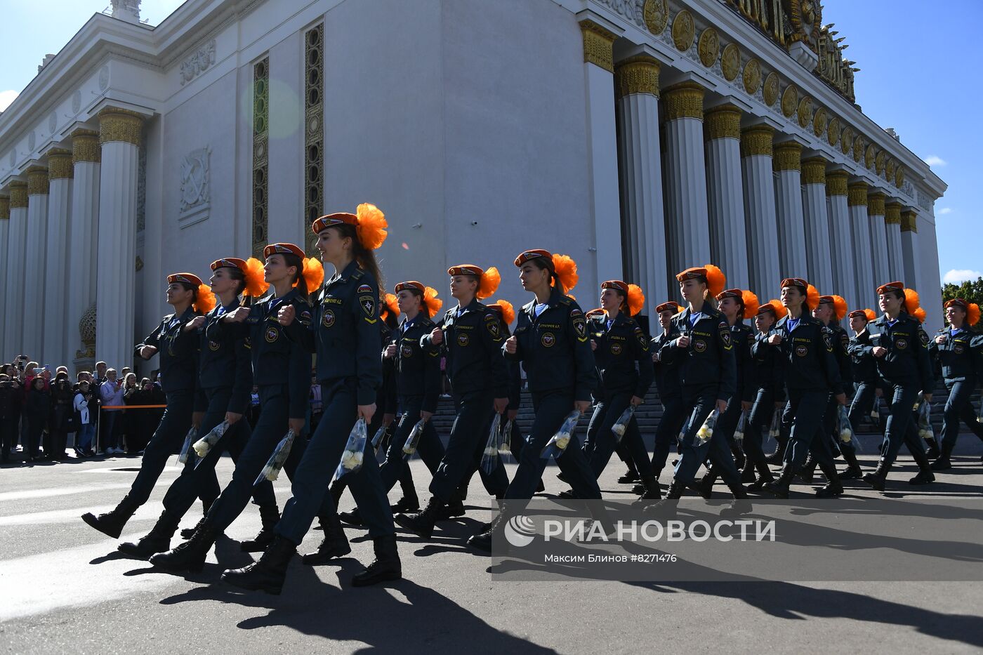 Принятие присяги курсантами Академии ГПС МЧС России