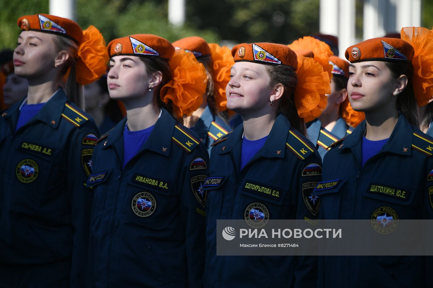 Принятие присяги курсантами Академии ГПС МЧС России | РИА Новости Медиабанк