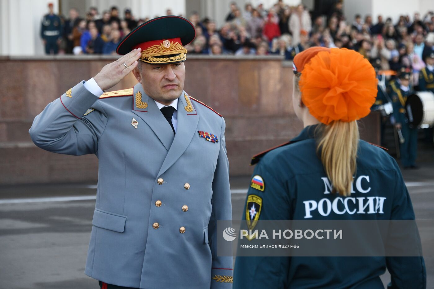 Принятие присяги курсантами Академии ГПС МЧС России
