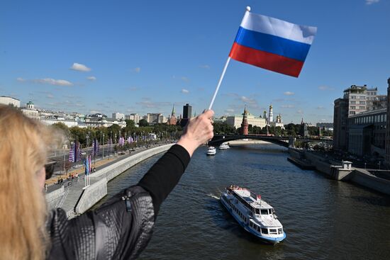 Парад судов на Москве-реке