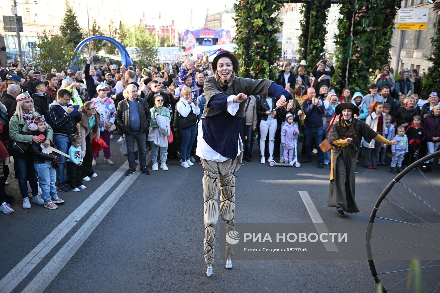 Празднование Дня города в Москве