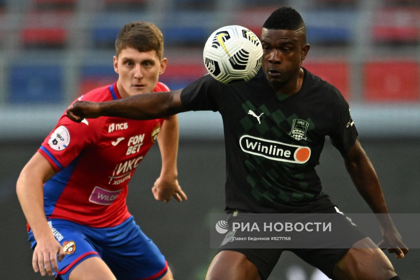 Футбол. РПЛ. Матч ЦСКА - "Краснодар"