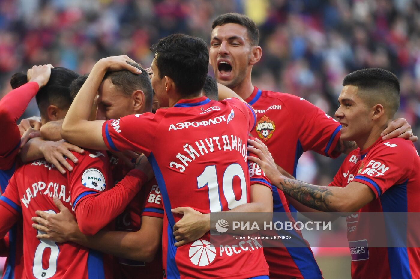 Футбол. РПЛ. Матч ЦСКА - "Краснодар"