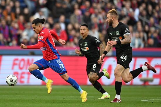 Футбол. РПЛ. Матч ЦСКА - "Краснодар"