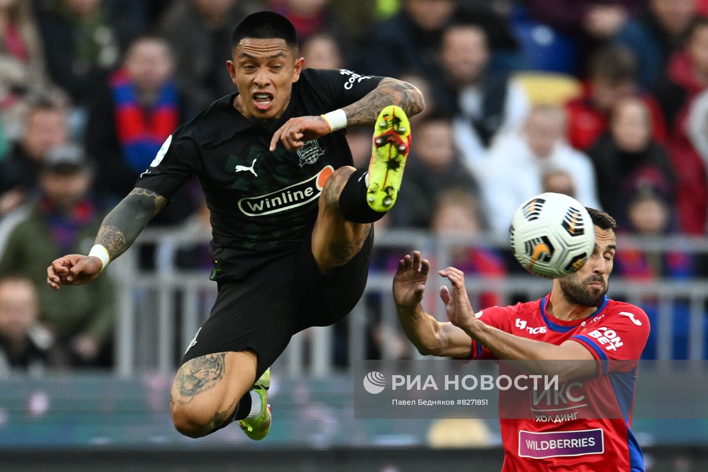 Футбол. РПЛ. Матч ЦСКА - "Краснодар"