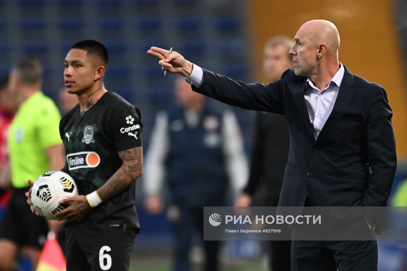 Футбол. РПЛ. Матч ЦСКА - "Краснодар"