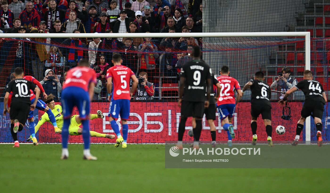 Футбол. РПЛ. Матч ЦСКА - "Краснодар"