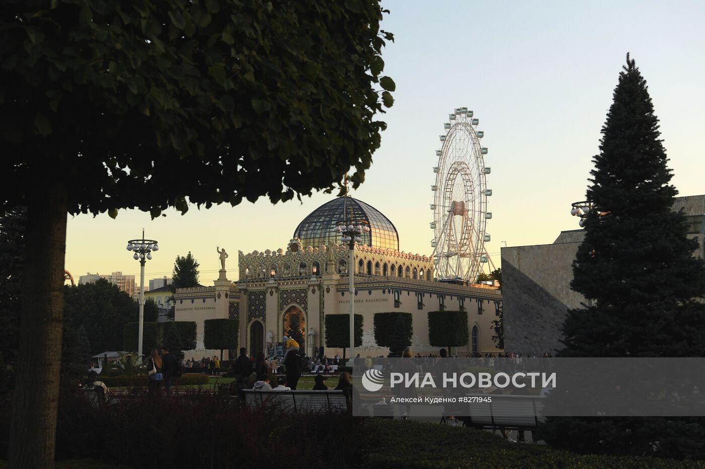 Запуск колеса обозрения "Солнце Москвы"