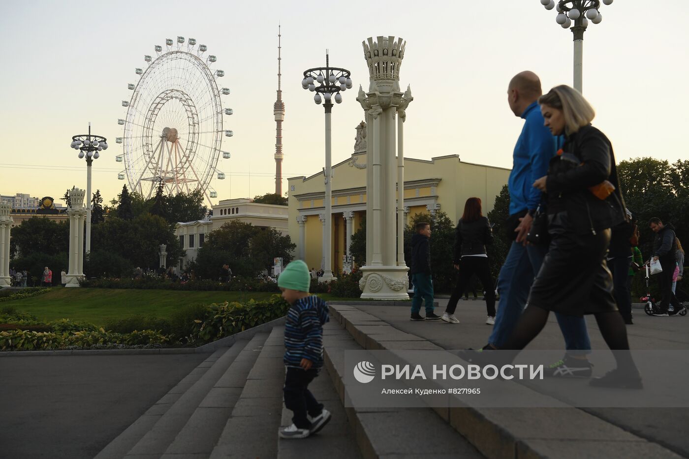 Запуск колеса обозрения "Солнце Москвы"