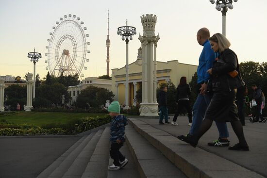 Запуск колеса обозрения "Солнце Москвы"