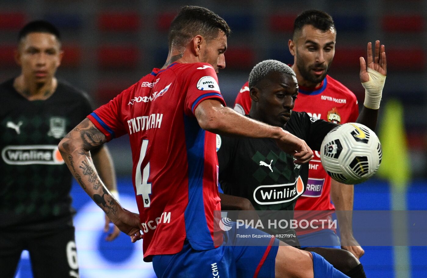 Футбол. РПЛ. Матч ЦСКА - "Краснодар"