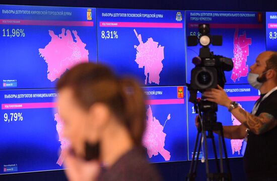 Работа Информационного центра ЦИК РФ 