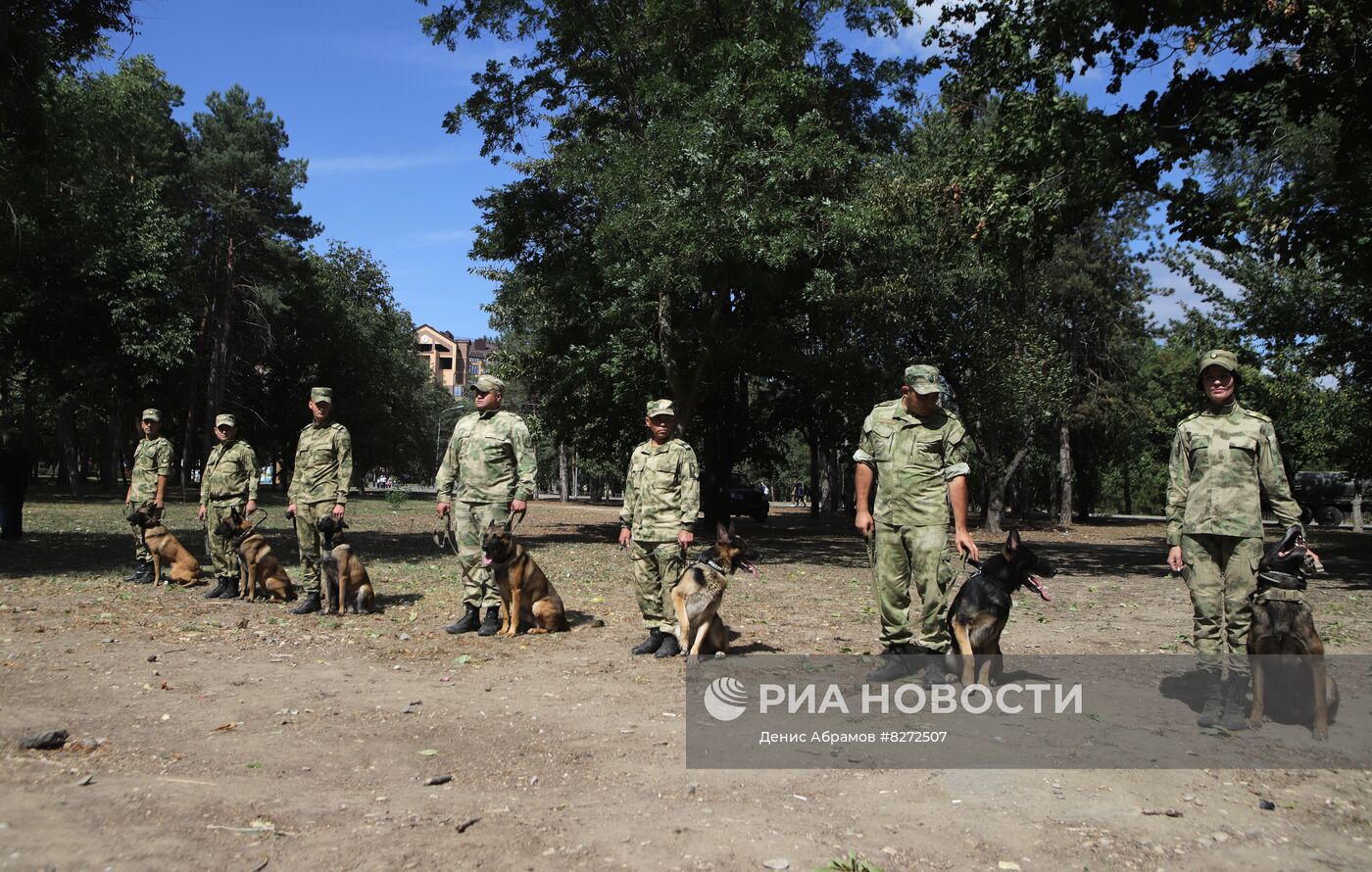 Открытие региональной выставки Росгвардии в Пятигорске