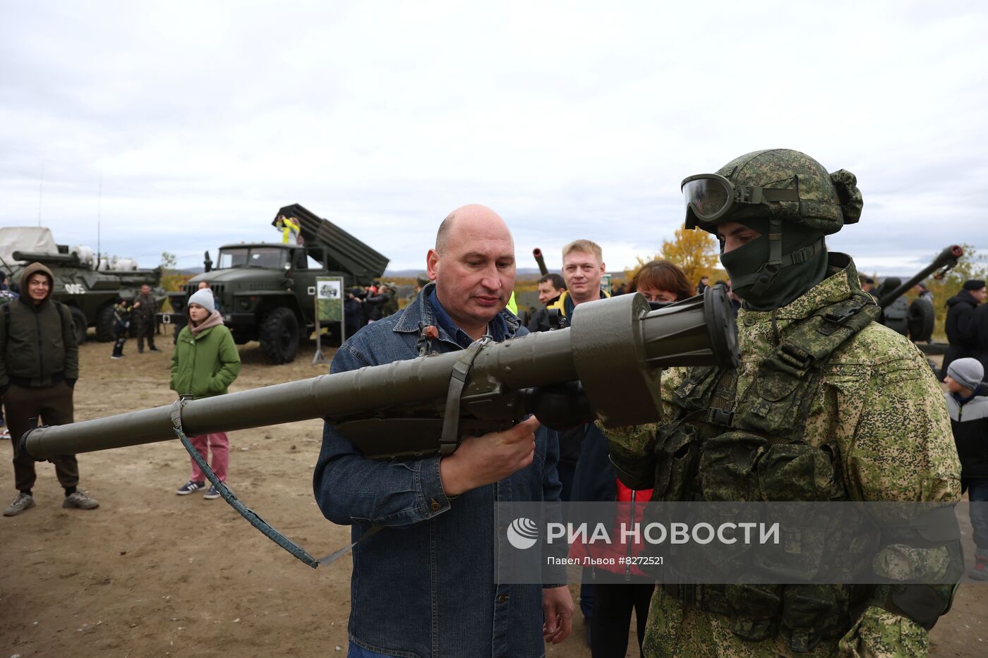Празднование Дня танкиста в Мурманской области