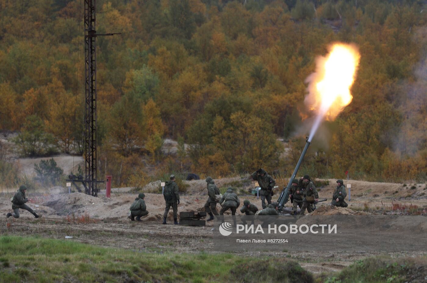 Празднование Дня танкиста в Мурманской области