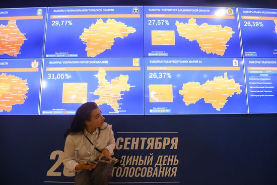 Работа Информационного центра ЦИК РФ 