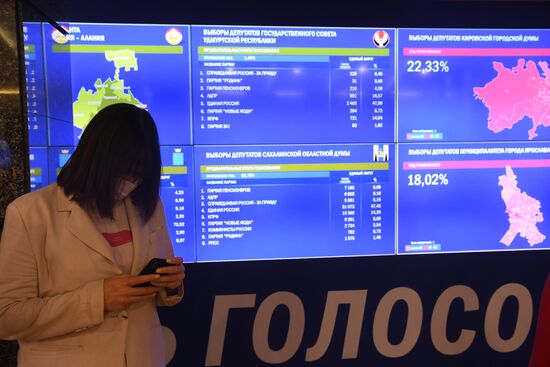 Работа Информационного центра ЦИК РФ 