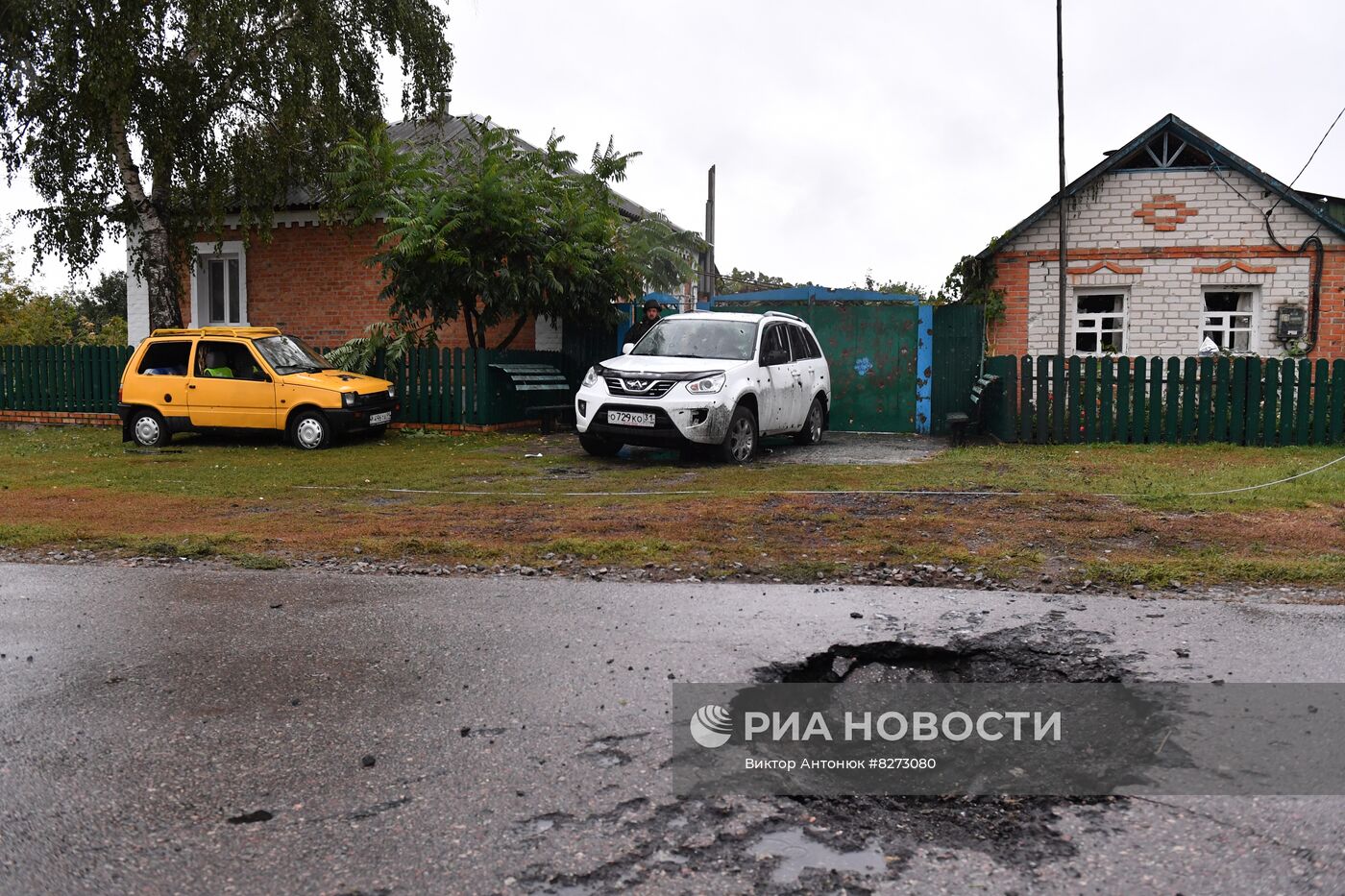 Приграничное белгородское село Логачевка подверглось обстрелу с украинской стороны
