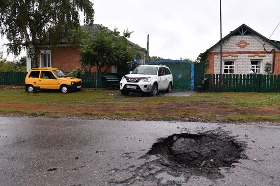 Приграничное белгородское село Логачевка подверглось обстрелу с украинской стороны