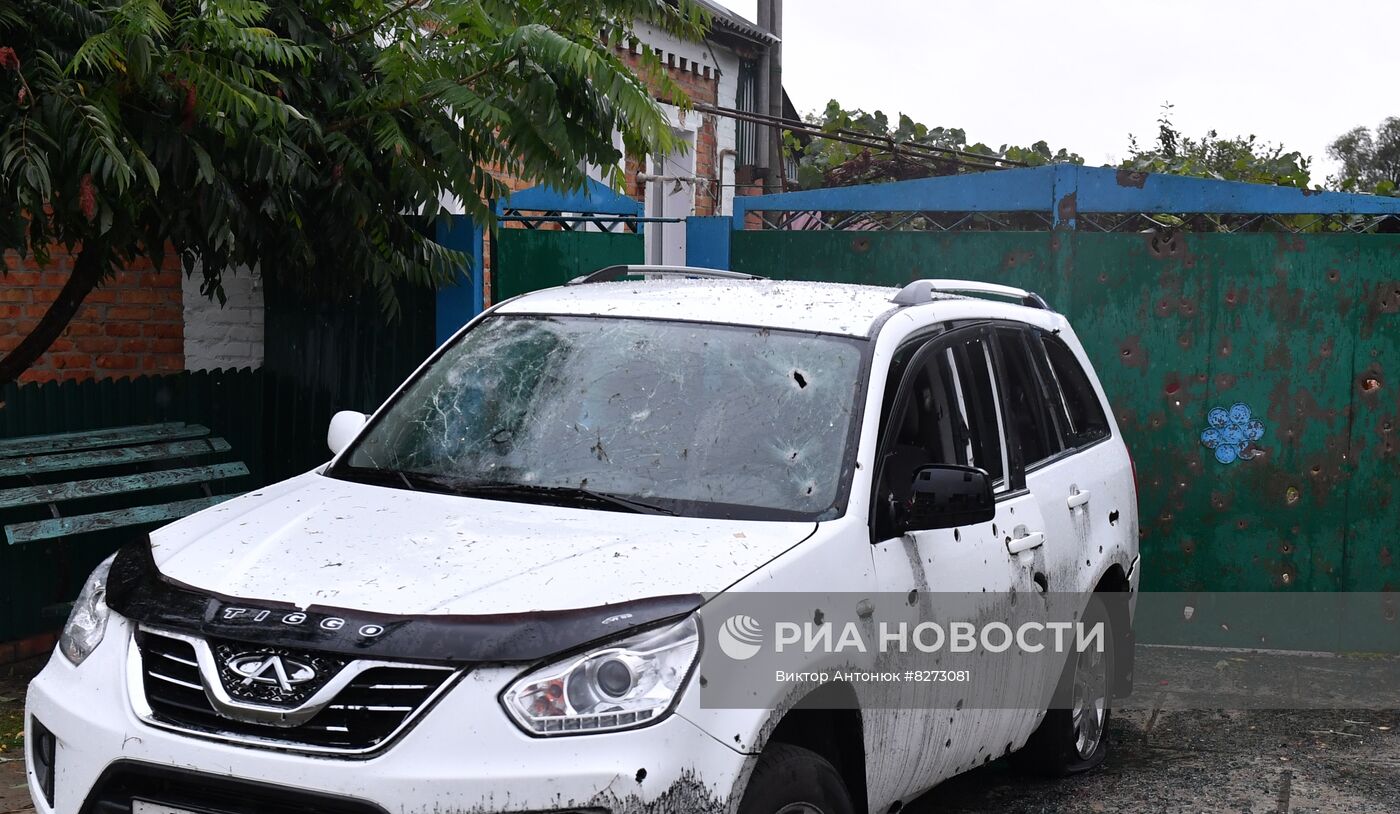 Приграничное белгородское село Логачевка подверглось обстрелу с украинской стороны