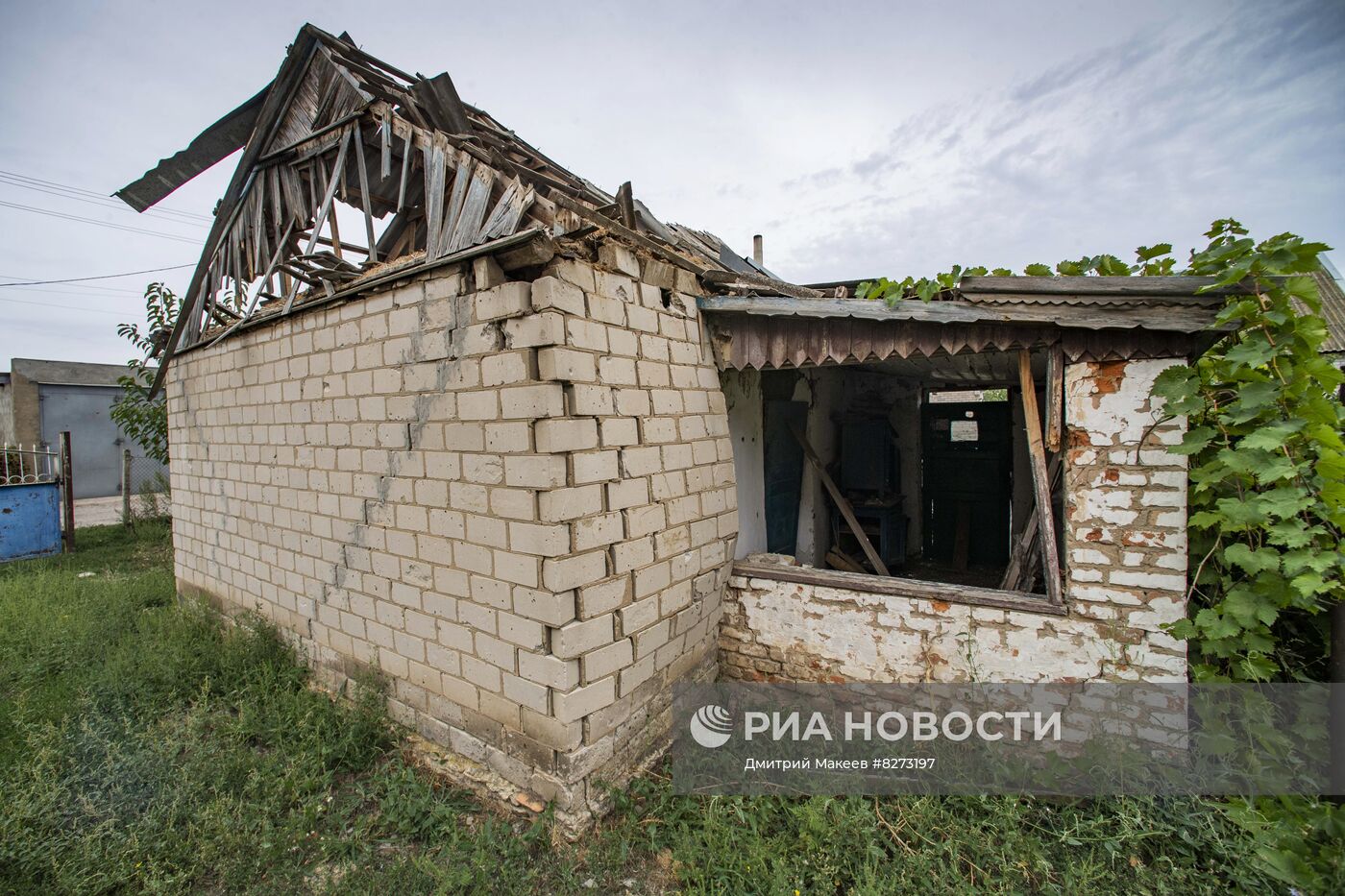 Последствия обстрелов в Мелитопольском районе