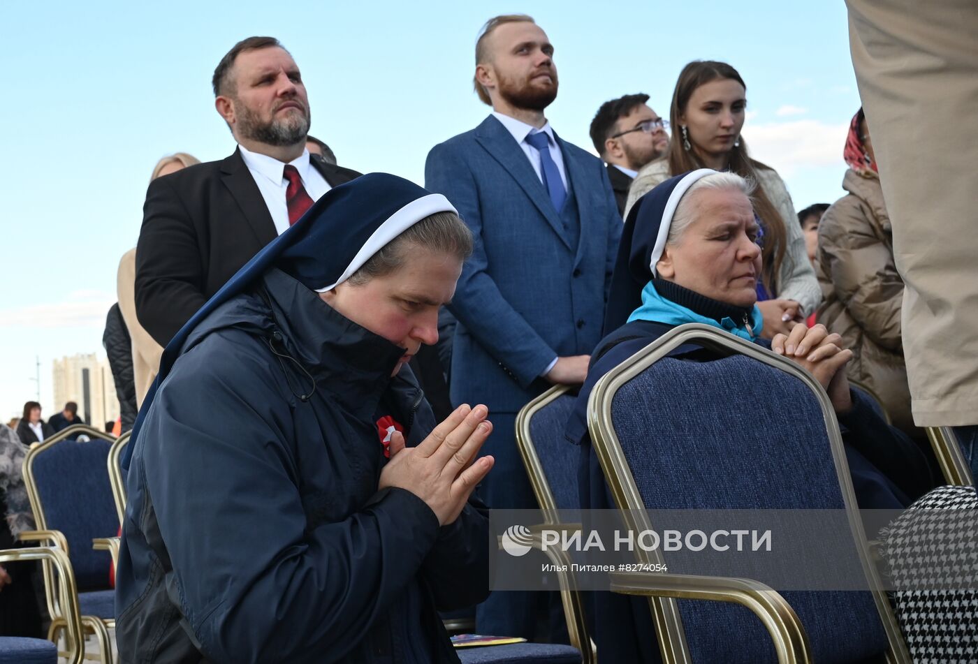 Папа Римский Франциск провел мессу в ходе визита в Казахстан