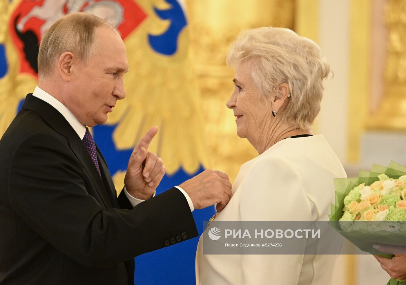 Президент РФ В. Путин принял участие в мероприятии к 100-летию Госсанэпидслужбы