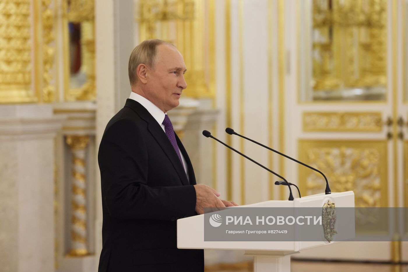 Президент РФ В. Путин принял участие в мероприятии к 100-летию Госсанэпидслужбы