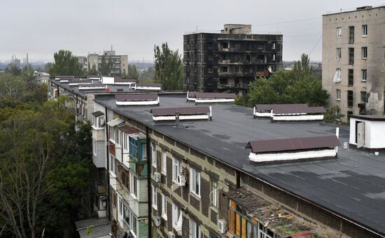 Восстановление жилых домов в Мариуполе строителями из Тулы