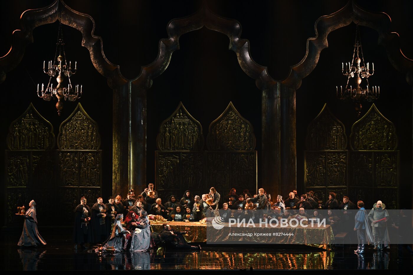 Генеральный прогон оперы "Царская невеста" в Новосибирске