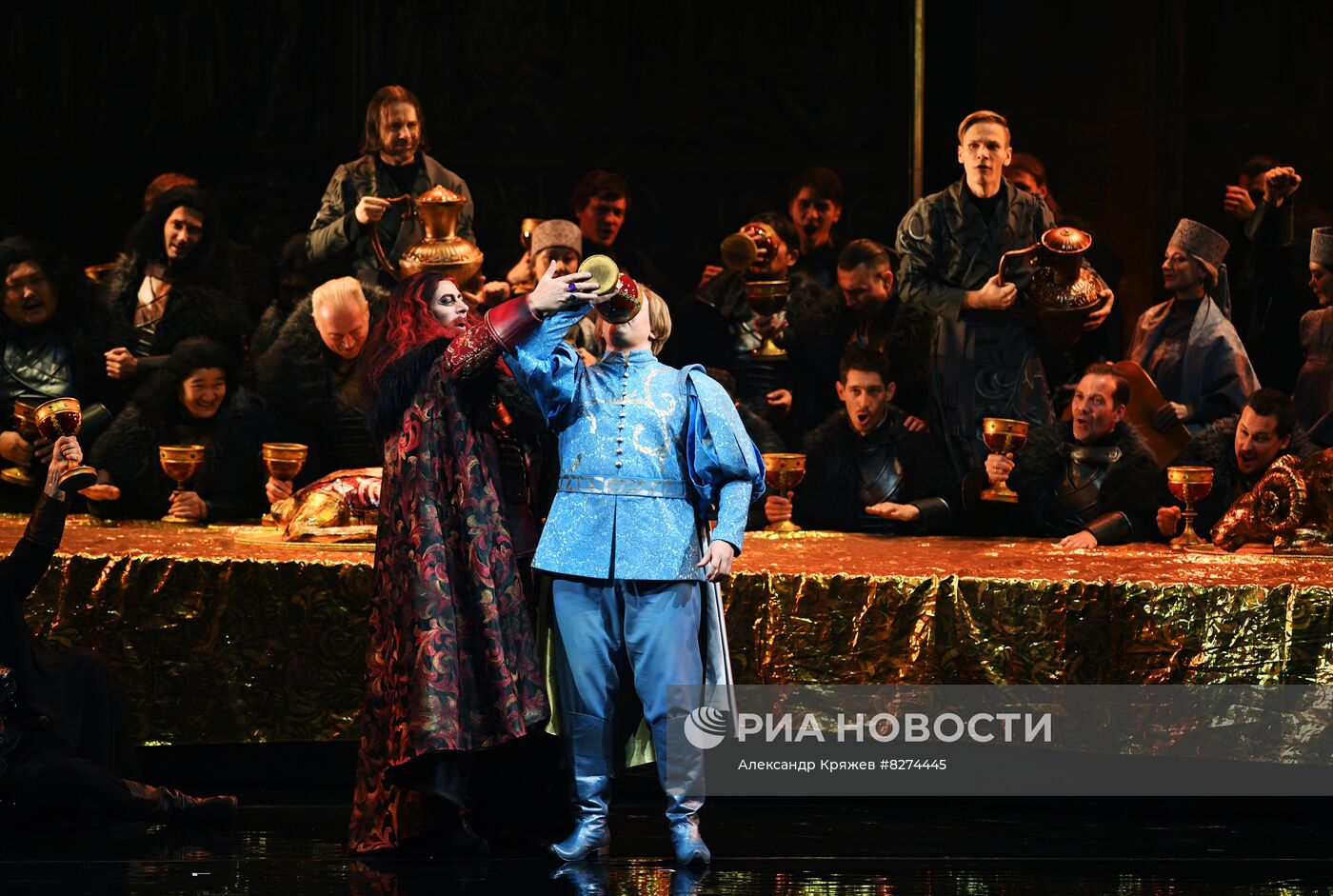 Генеральный прогон оперы "Царская невеста" в Новосибирске
