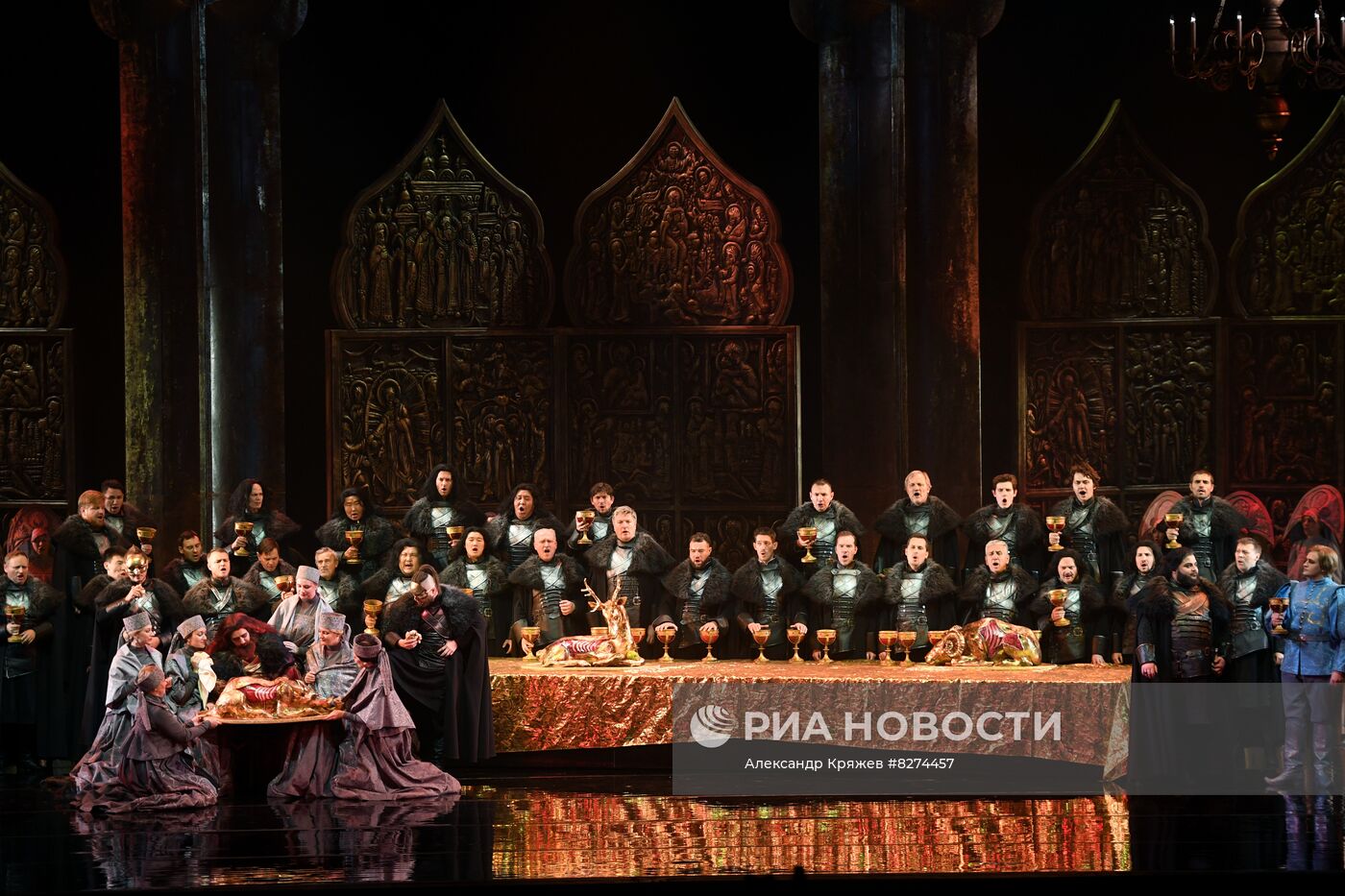 Генеральный прогон оперы "Царская невеста" в Новосибирске