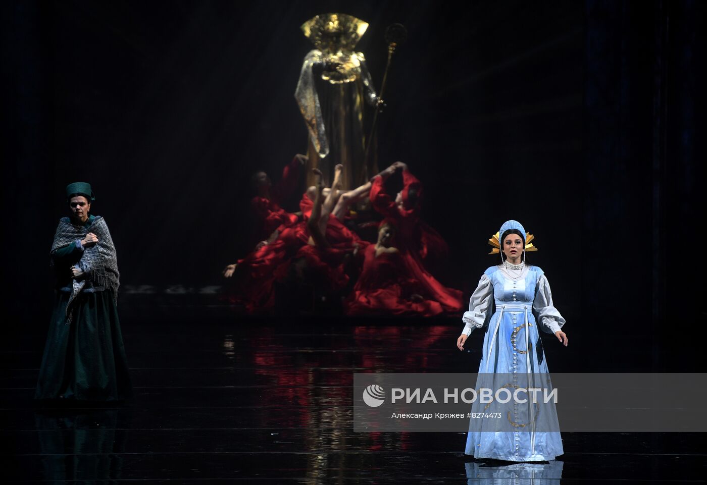 Генеральный прогон оперы "Царская невеста" в Новосибирске