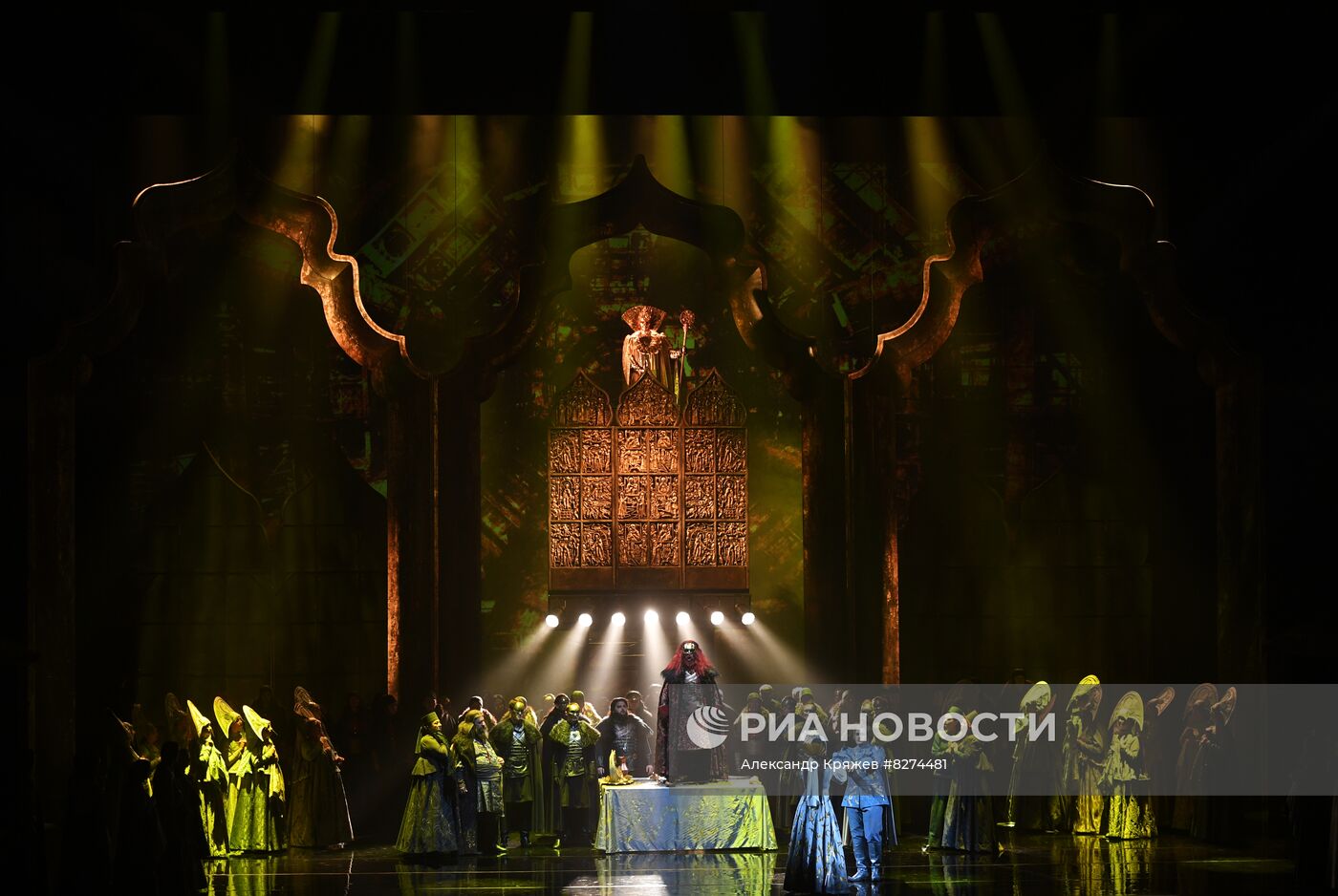 Генеральный прогон оперы "Царская невеста" в Новосибирске