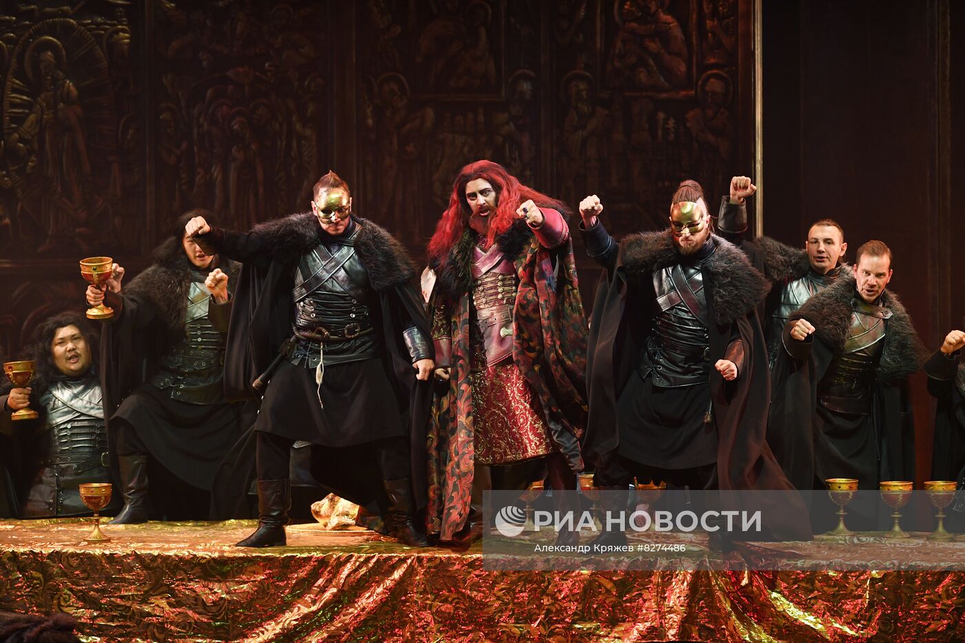 Генеральный прогон оперы "Царская невеста" в Новосибирске